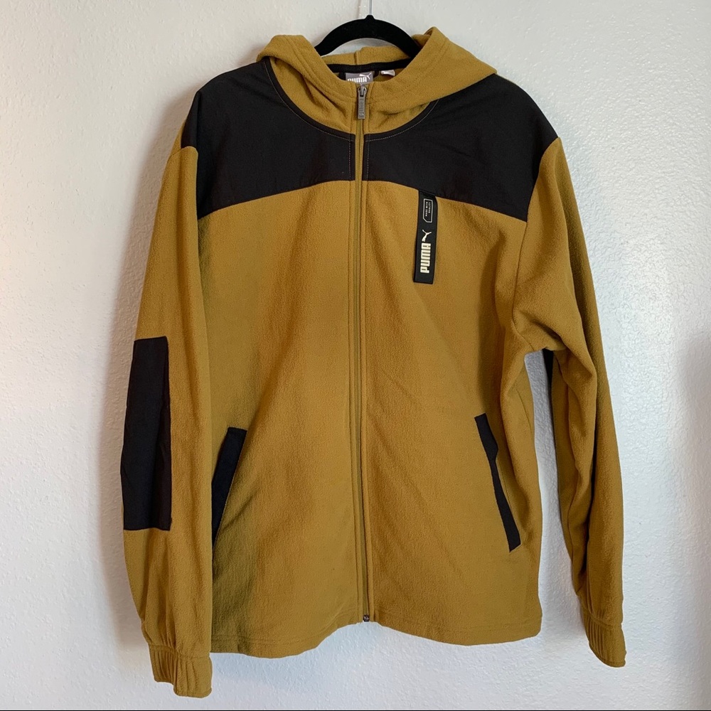 Puma NU-TILITY Knit Jacket Moss Green Men’s Large